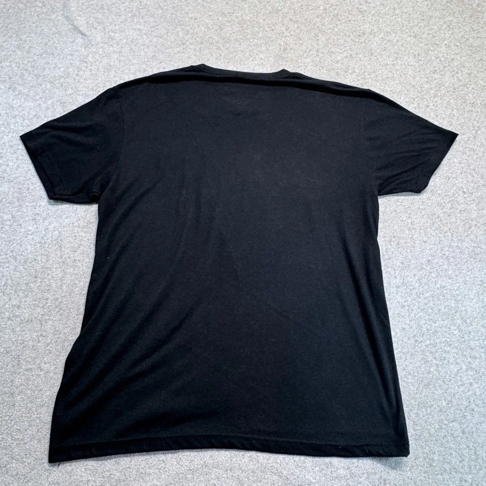 Barefoot T Shirt‎ Mens Large Black Texas State Bobcats Graphic Tee Short Sleeve